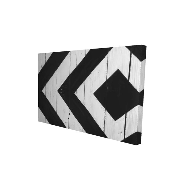 Begin Edition International Inc. Rhombus On Wood Wrapped Canvas